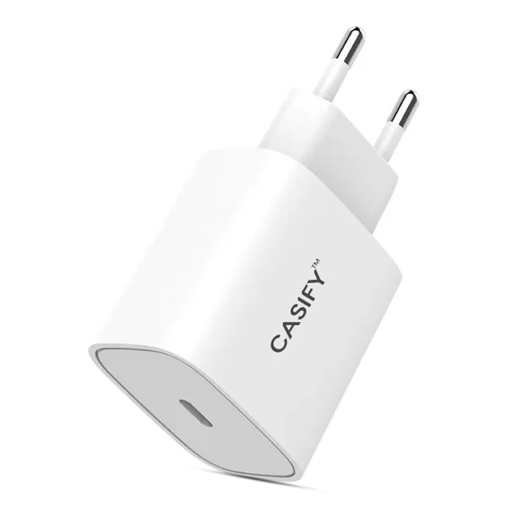 CASIFY PD02 3A Fast  Type C Charger Adapter - 20W - White