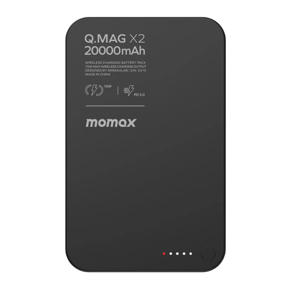 Momax Q.Mag X2 Magnetic Wireless Power Bank - 20000mAh