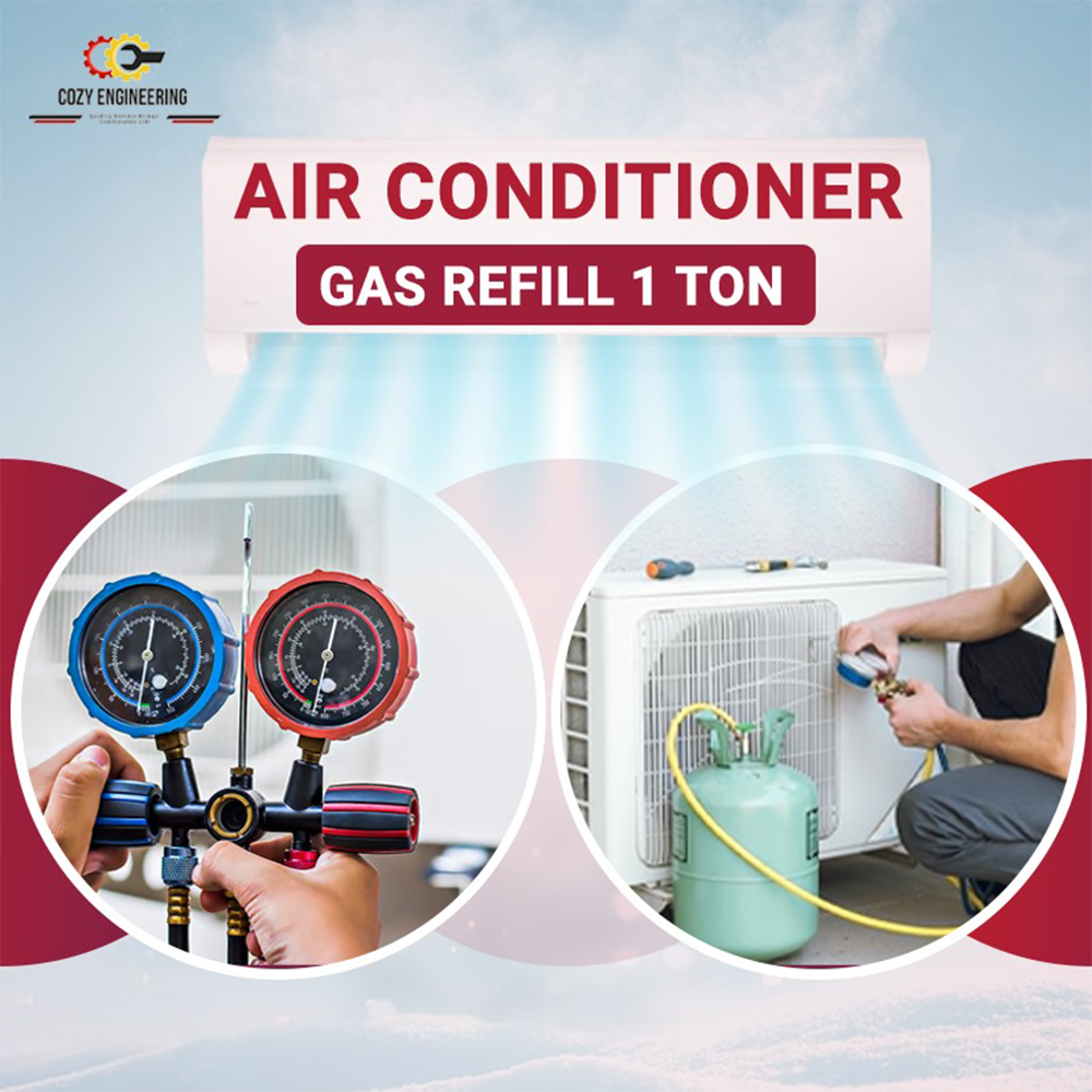 Air Conditioner Gas Refill - 1 Ton 