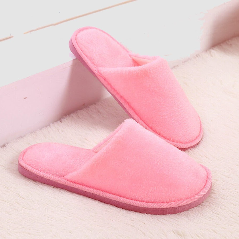 Wool Room Slipper For Men and Women - Pink