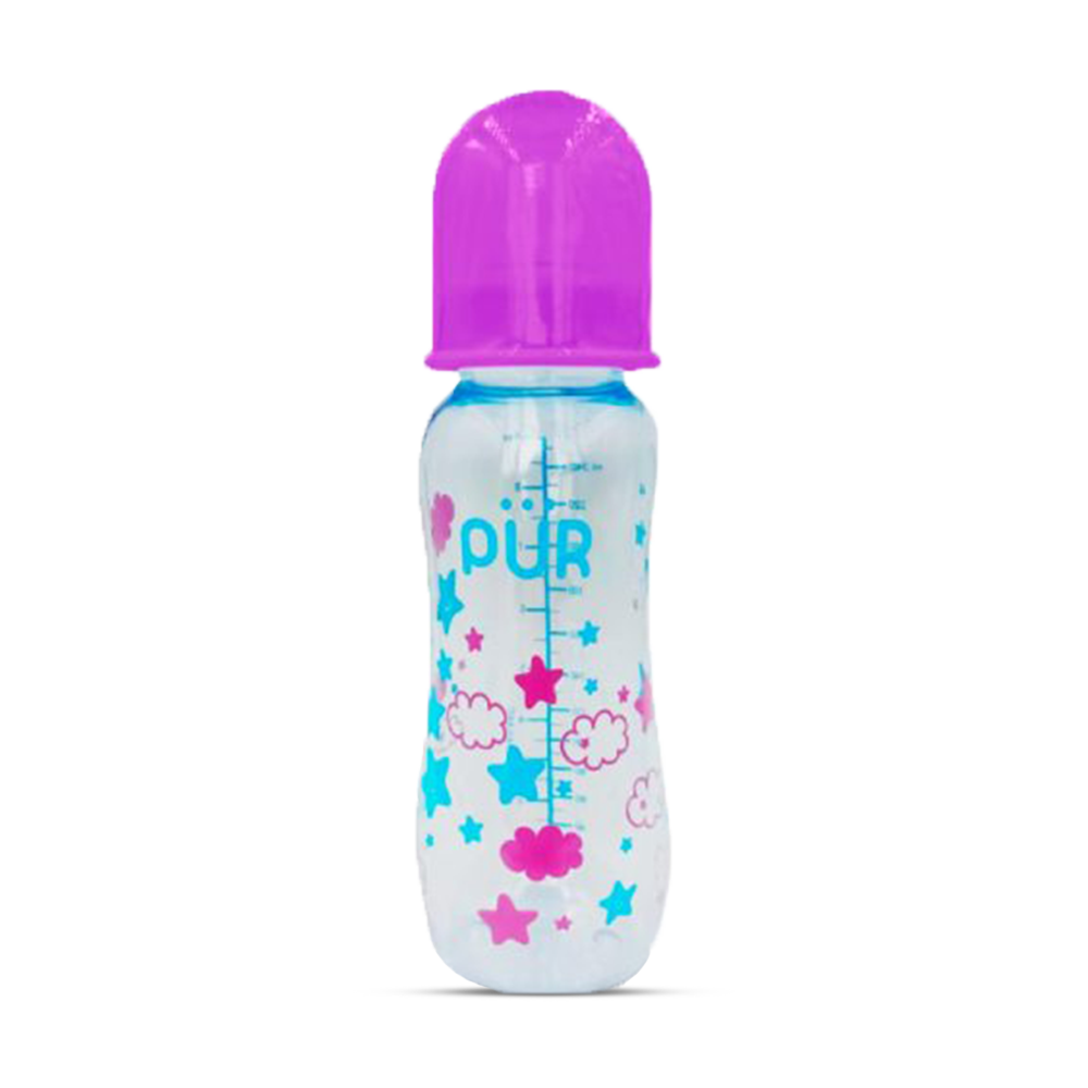 Pur Feeding Bottle - 240ml - Pink - 1907