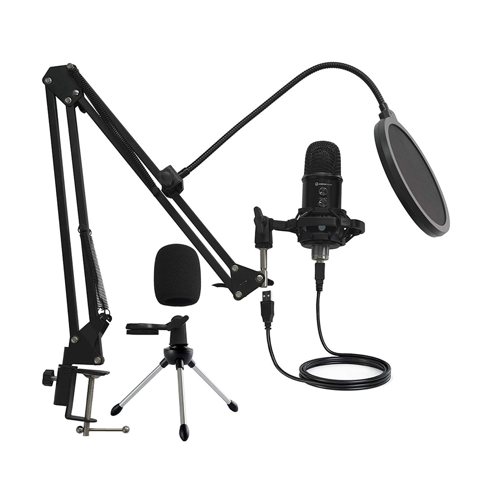 Mirfak TU1 KIT Desktop Professional USB Microphone - Black