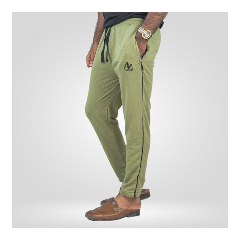 French Terry Trouser for Men - Olive