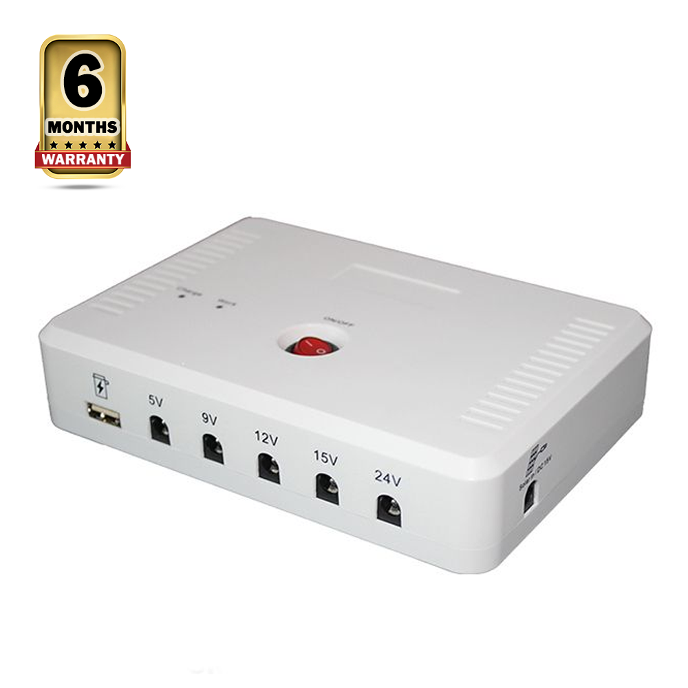 SKE SK616 Mini UPS For Wifi Router ONU CC Cam - White
