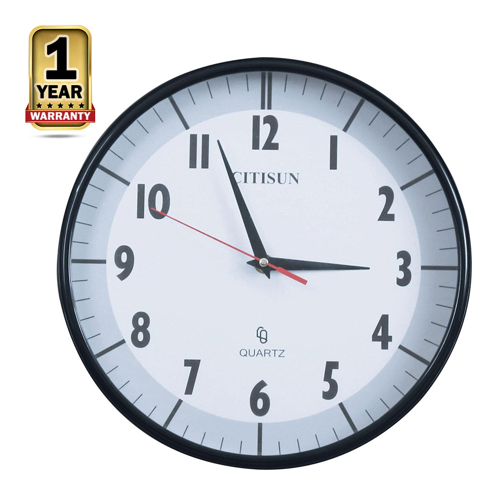 Citisun Wall Clock Black and White Citisun2/A