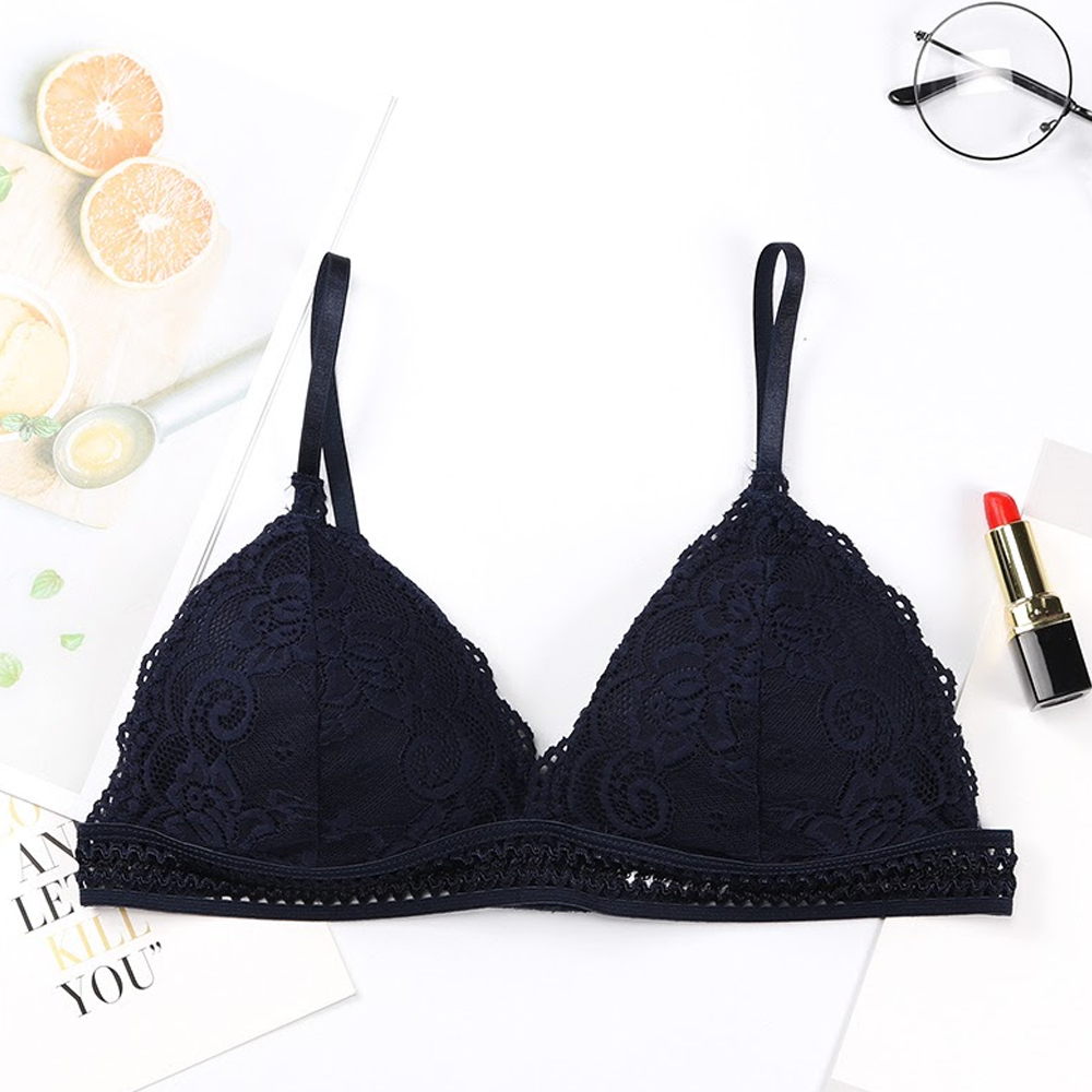 Nylon Bra For Women - Black - SZ-205