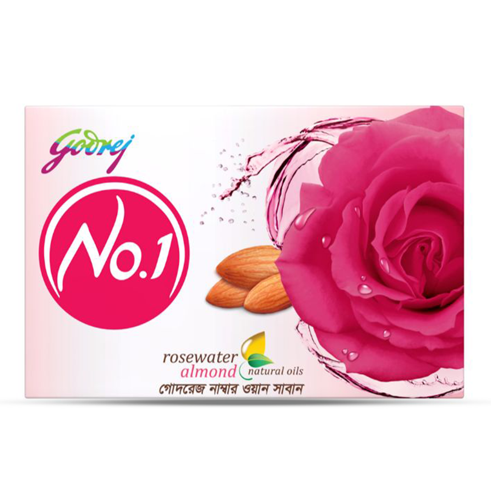 Godrej No.1 Rose Soap 100gm