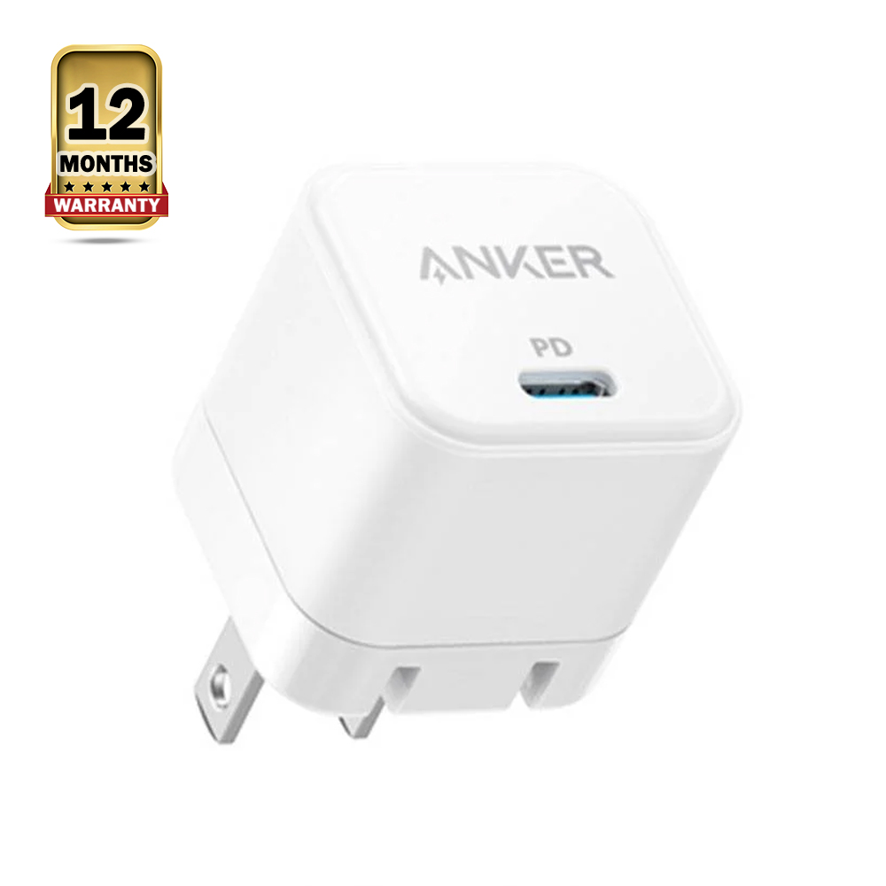 Anker PowerPort III 20W Cube PD US Plug - White