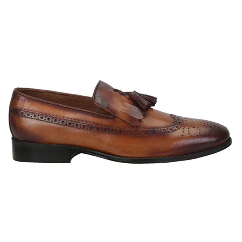 Leather Tassel Loafer For Men - 	Brown - 106-029