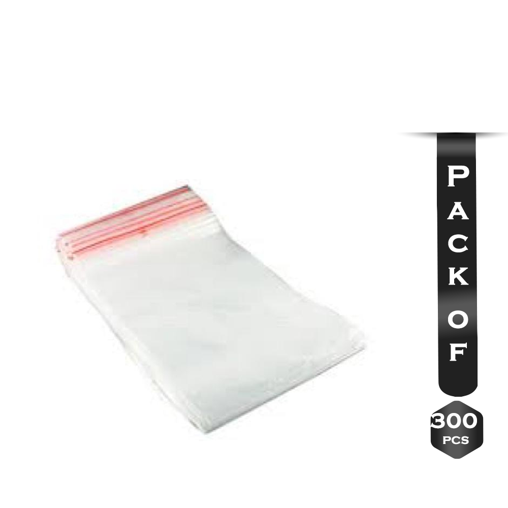 Pack Of 300 Pcs Zip Lock Plastic Packet 3/4 inch - SA000CRFT068