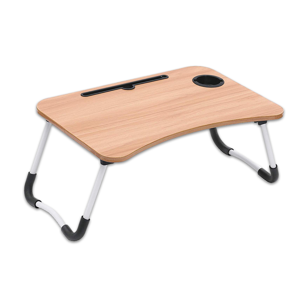 Foldable Laptop Table - Wood