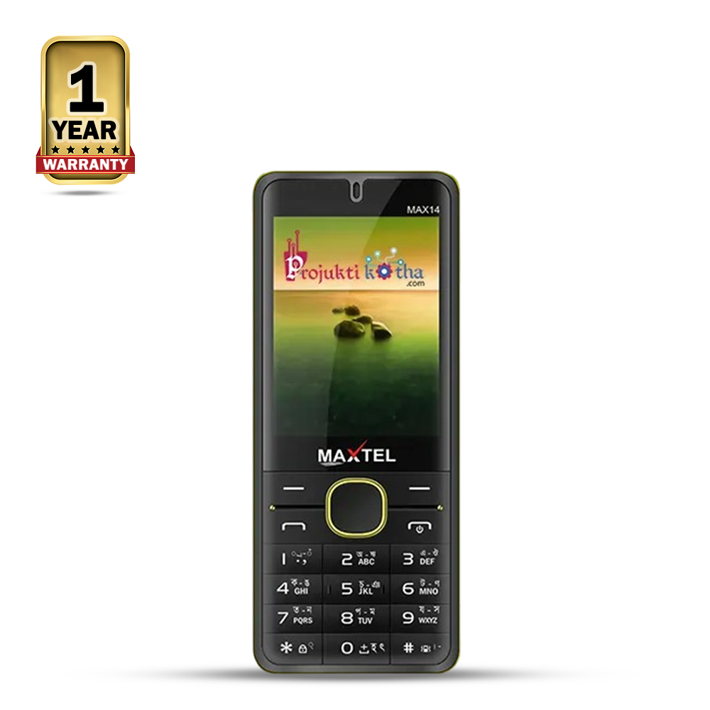 Maxtel MAX14 Dual SIM Feature Phone - Black