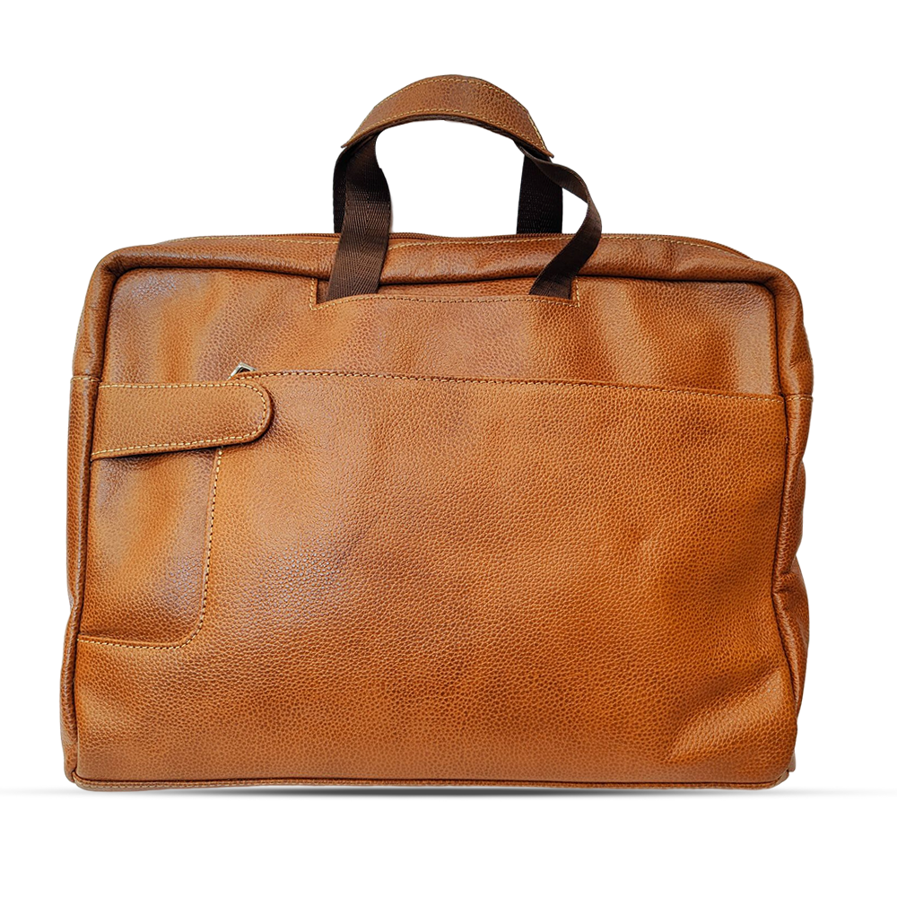 Reno Leather Laptop Bag - Brown - 108