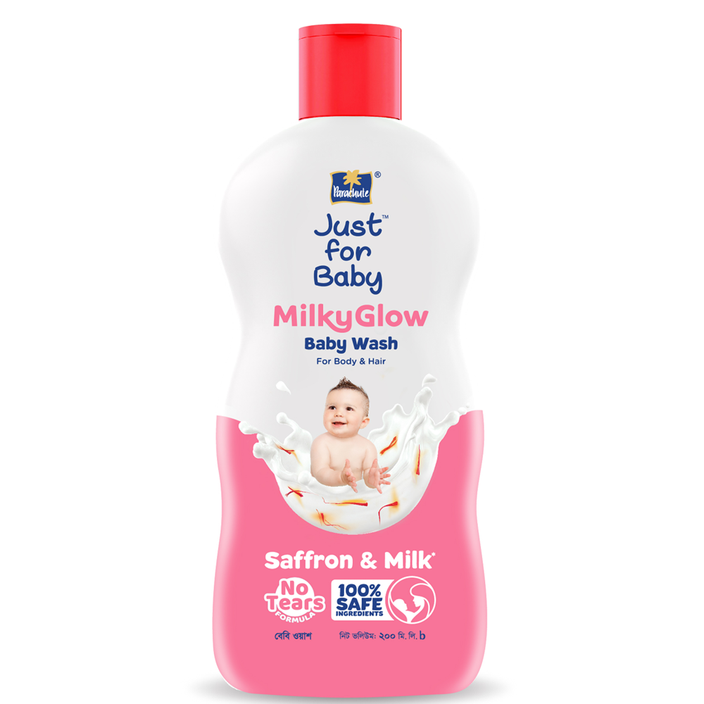 Parachute Just For Baby Milky Glow Wash - 200ml