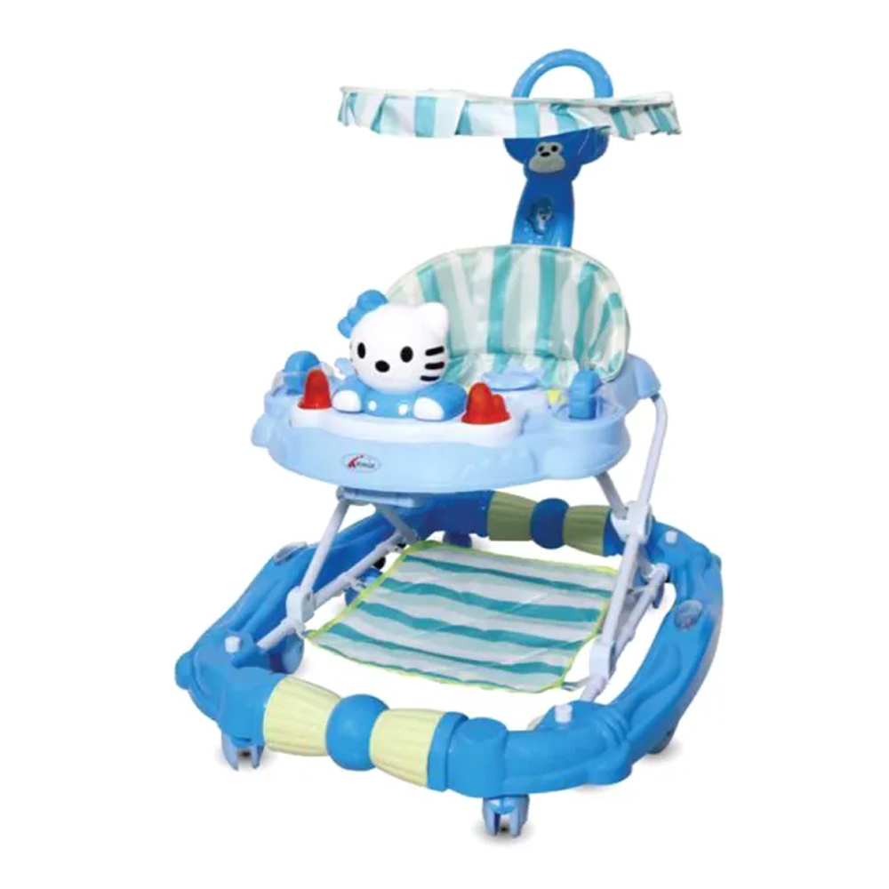 Baby Walker With Rocking Mode - Blue