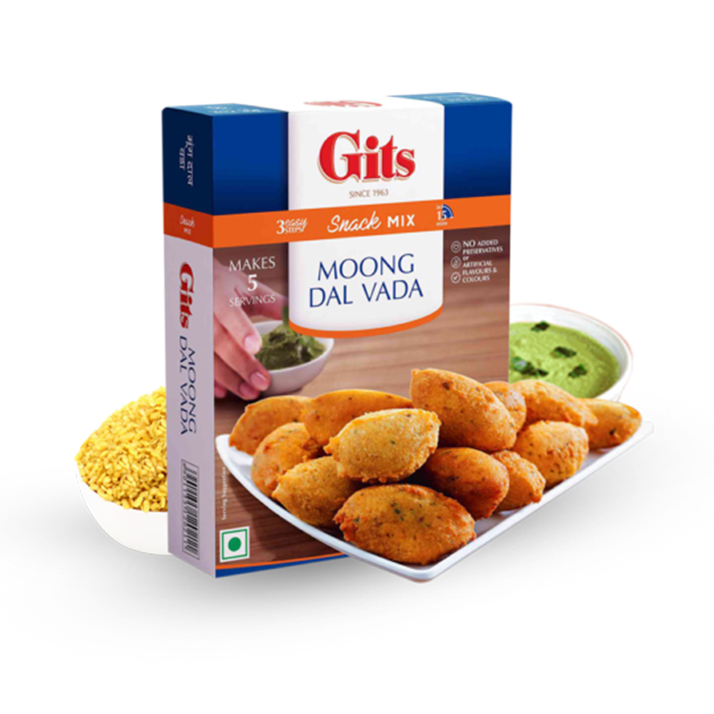 Gits Instant Moong Dal Vada Mix - 200gm