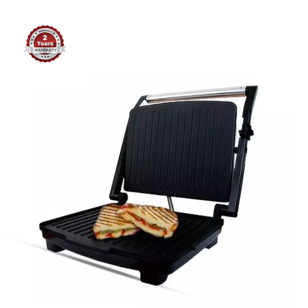 Sokany Sk220 Commercial Professional Electric Grill Sandwich Machine - Black