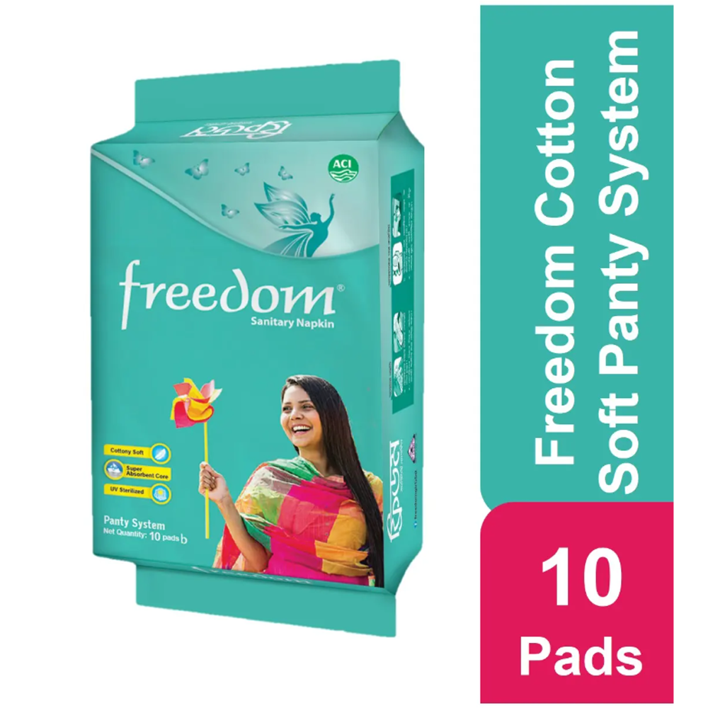 Freedom Sanitary Napkin Panty - 10 Pads - HPB7