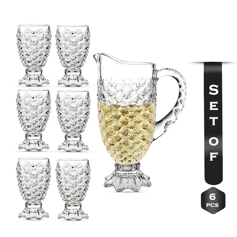 JUG & GLASS SETS 7PCS / Various Design