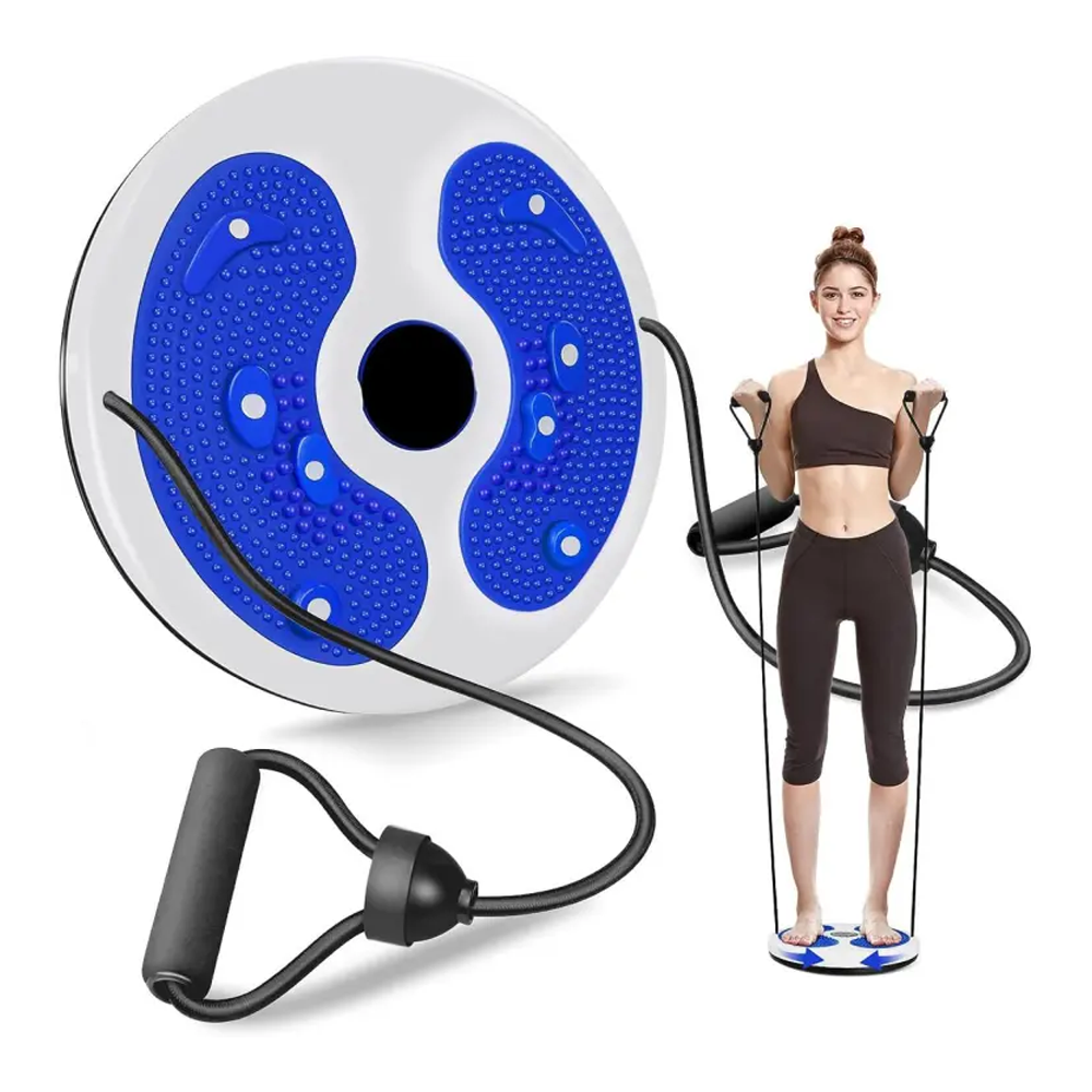 Waist Slimming Figure Twister Disc With Resistance Band
