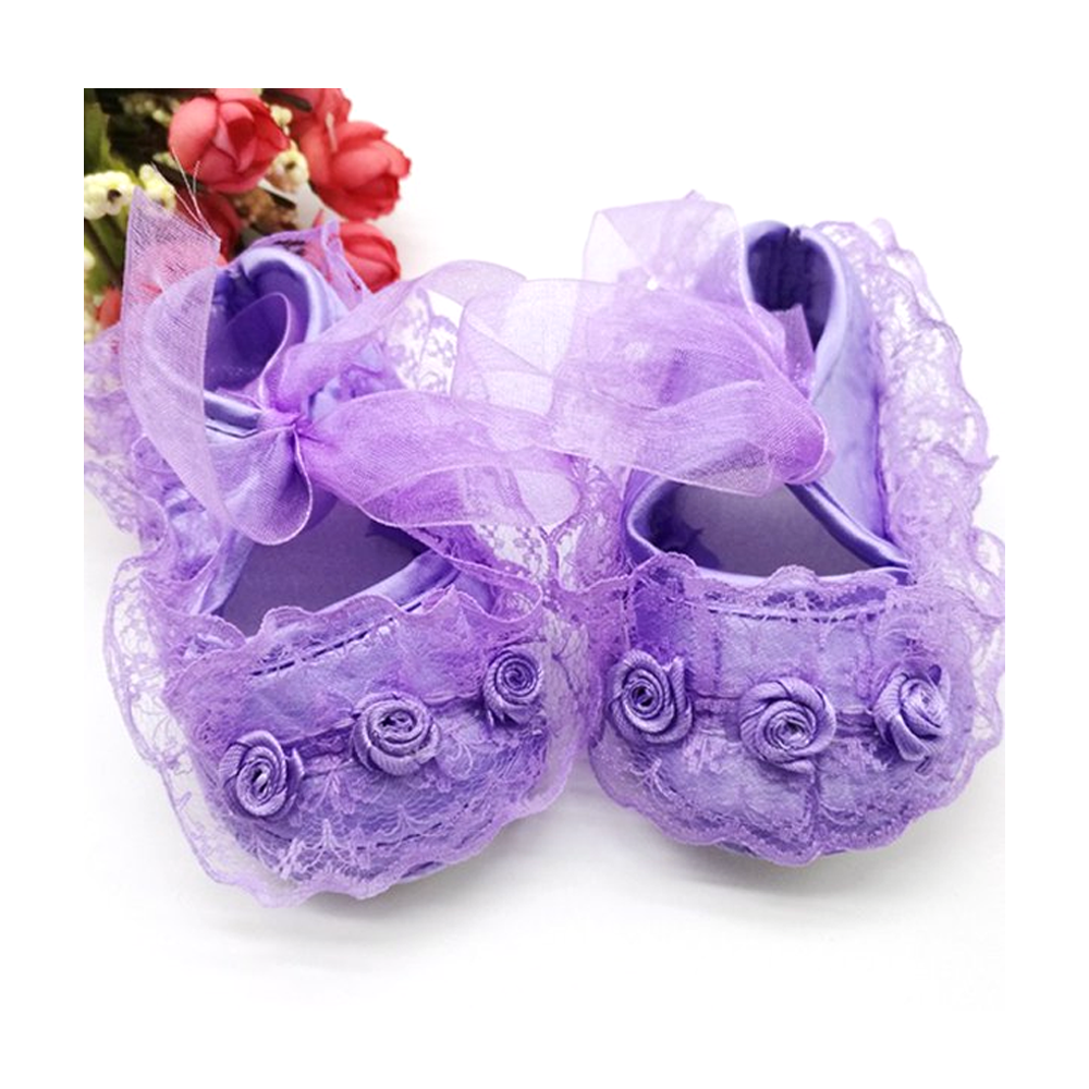 Baby Lace Shoe - Purple