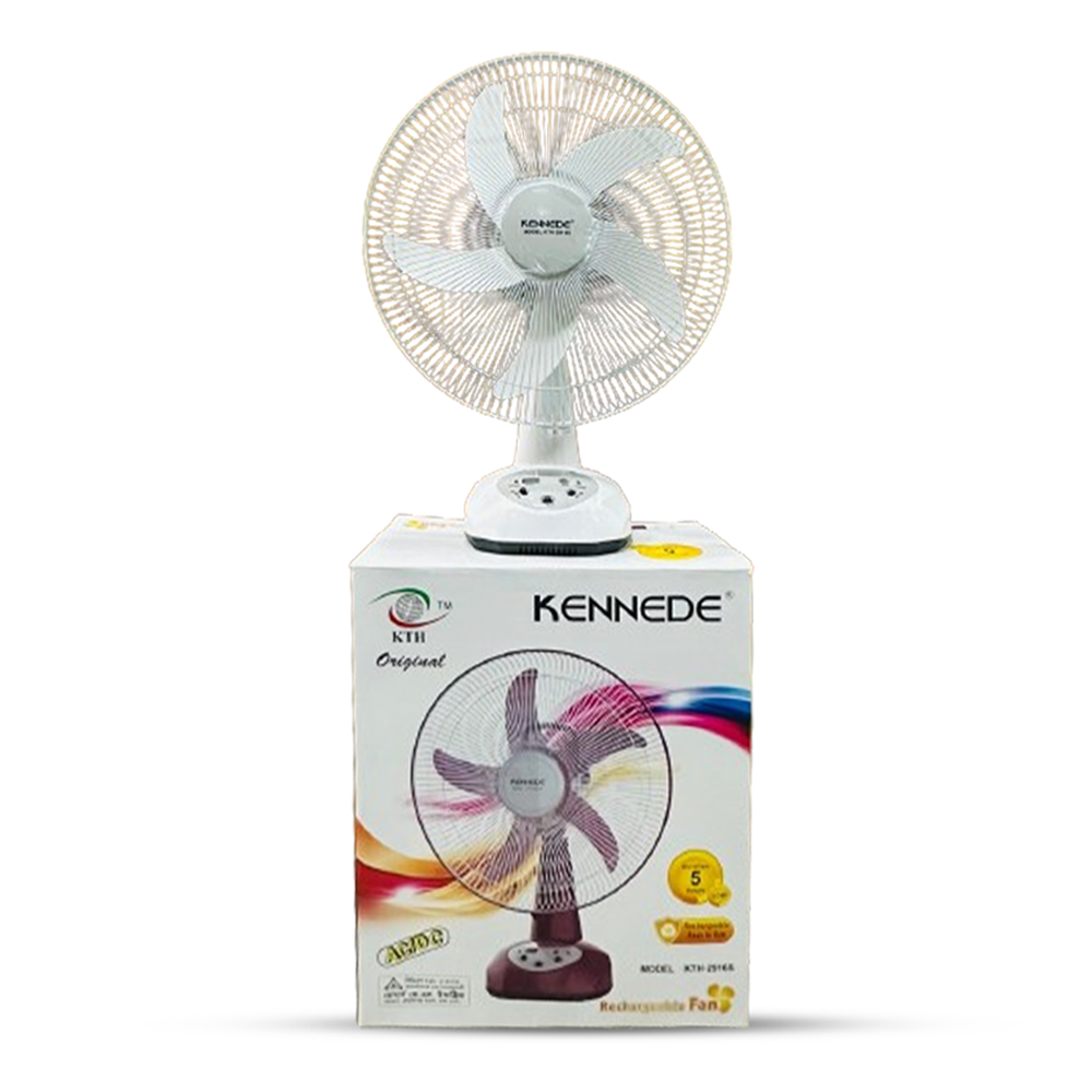 Defender KTH-2916S Rechargeable Fan - White