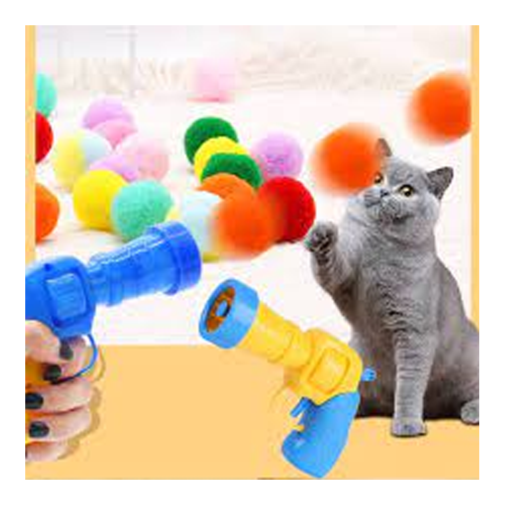 Cat Gun Toy With Ball