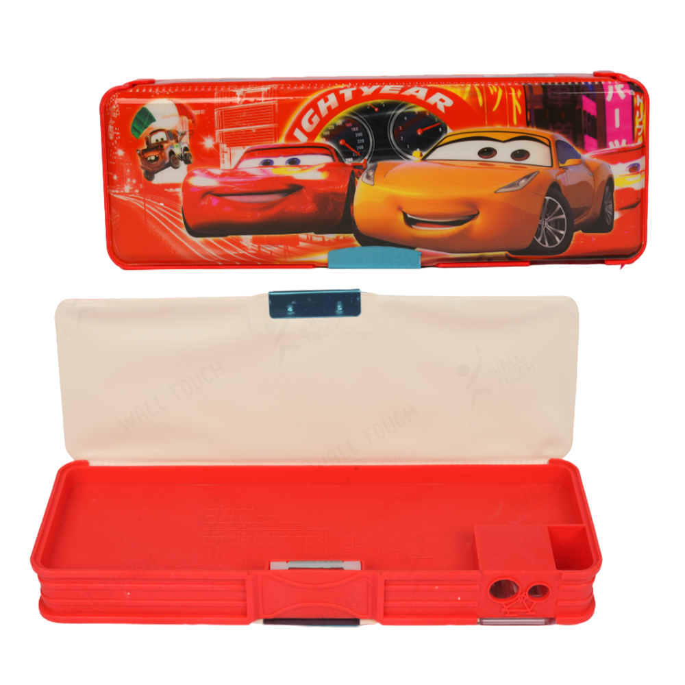Magnetic Pencil Box With Sharpener - Red - 238943196