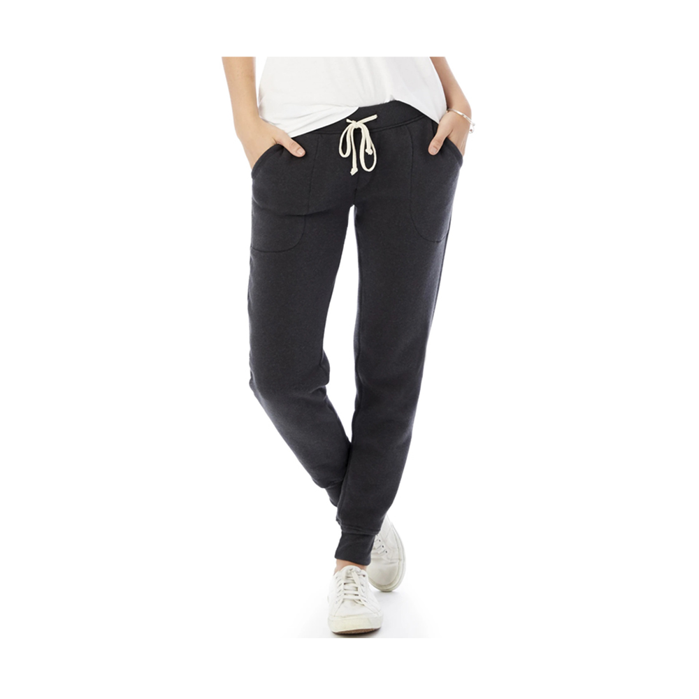 Laksba Soft Washed Cotton Sweatpants For Women - Black