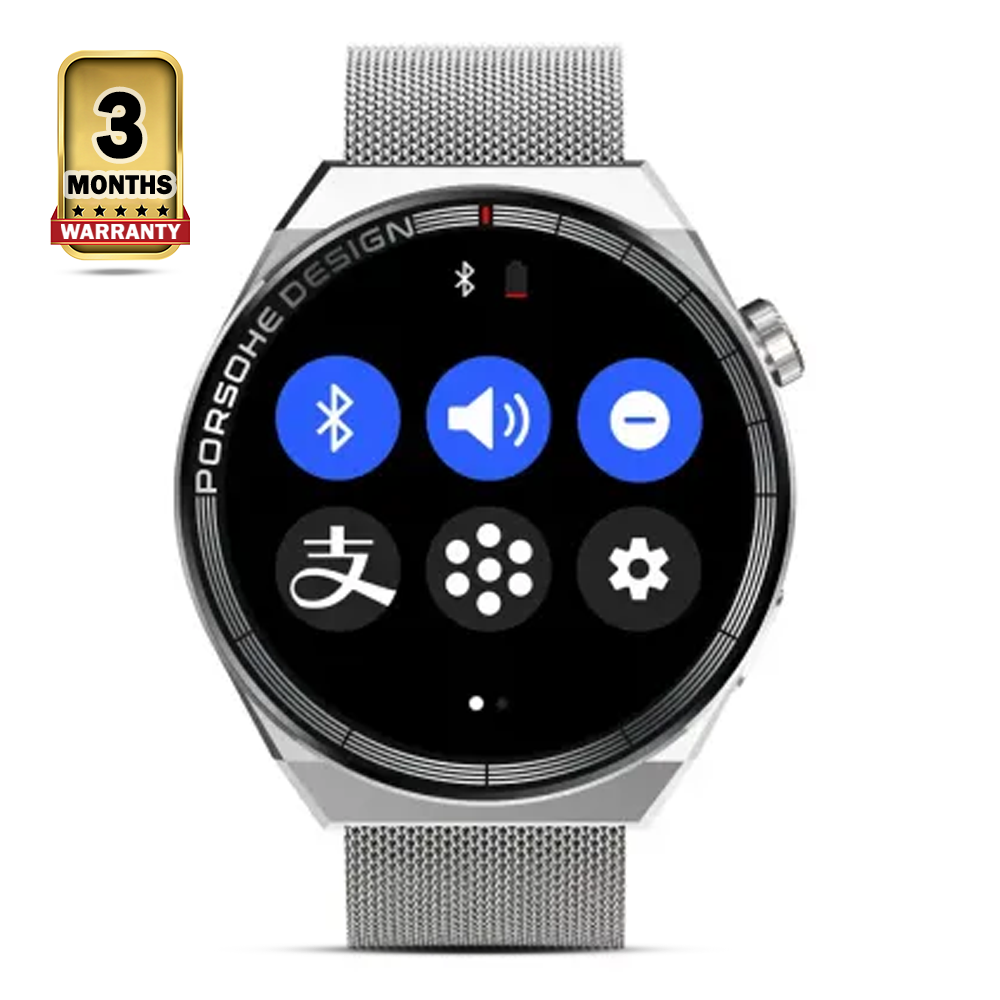Yison Celebrat SW5Pro Bluetooth Calling Smart Watch - Black and Silver
