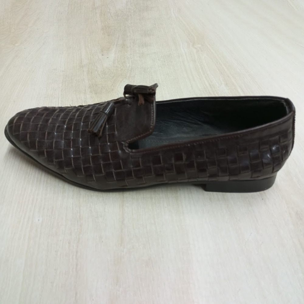 PU Leather Loafer Shoes for Men - Chocolate