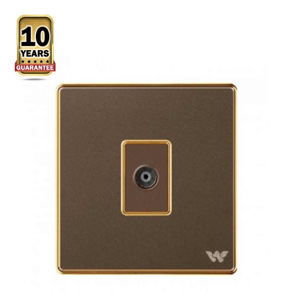 Walton Premio WPTVS TV Socket - Dark Brown