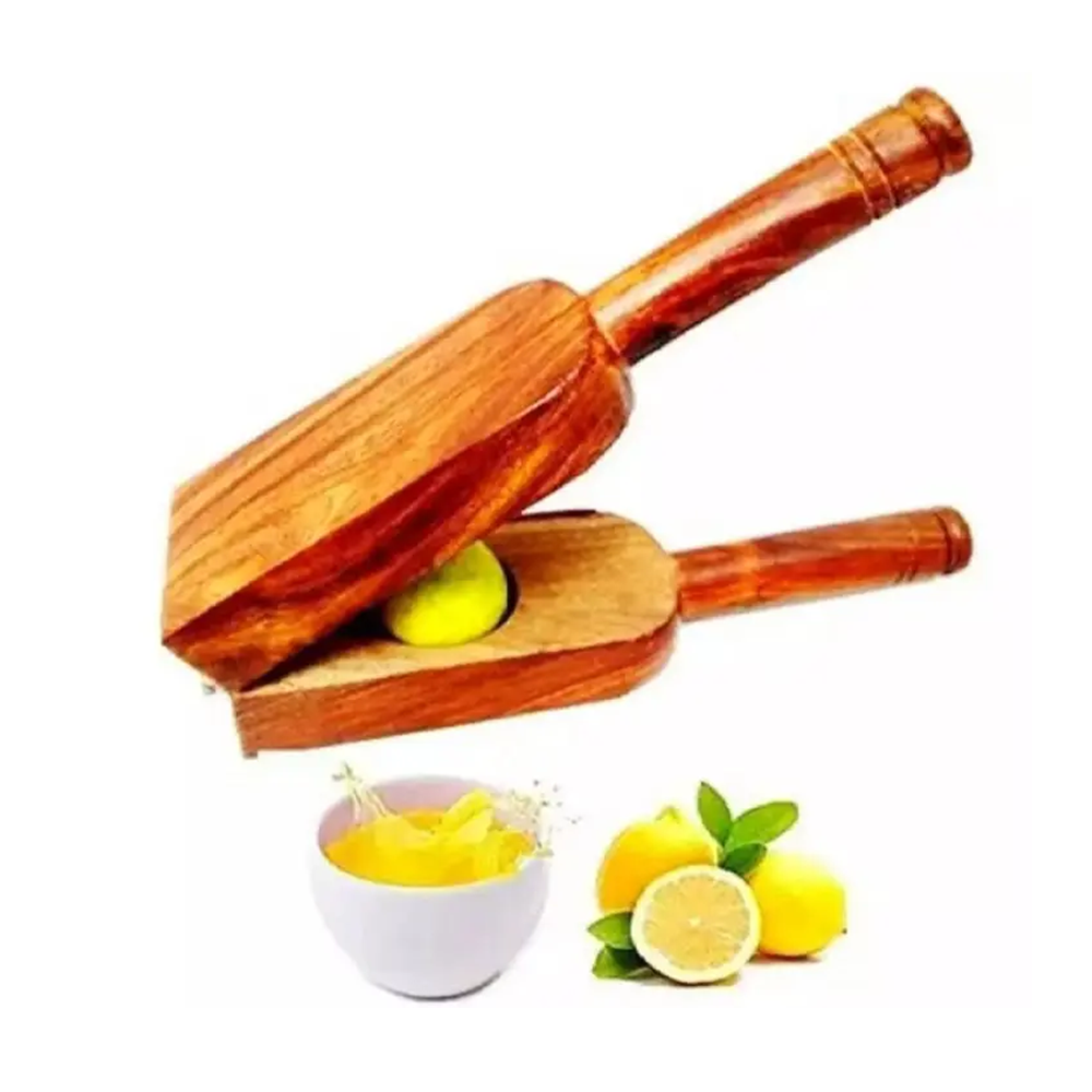 Wooden Lemon Squeezer - Brown