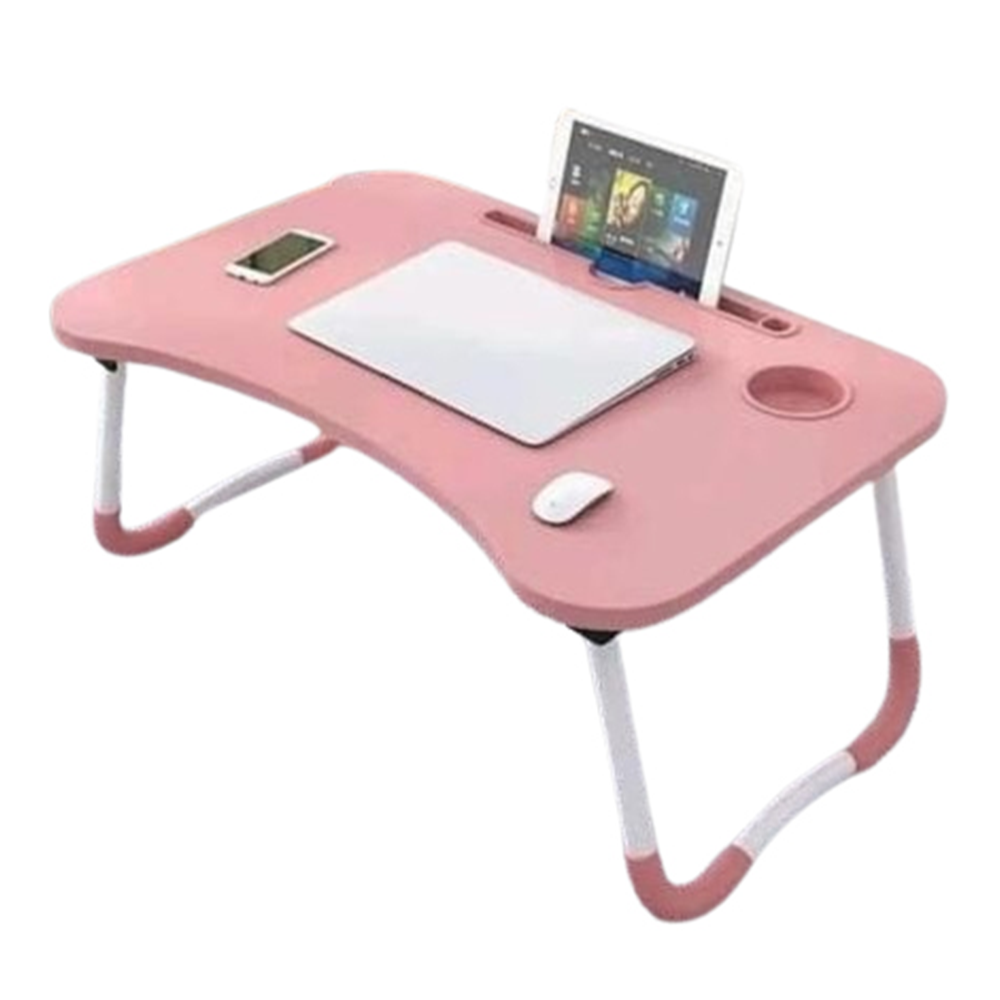 Portable Folding Laptop Table - Pink - LT-08