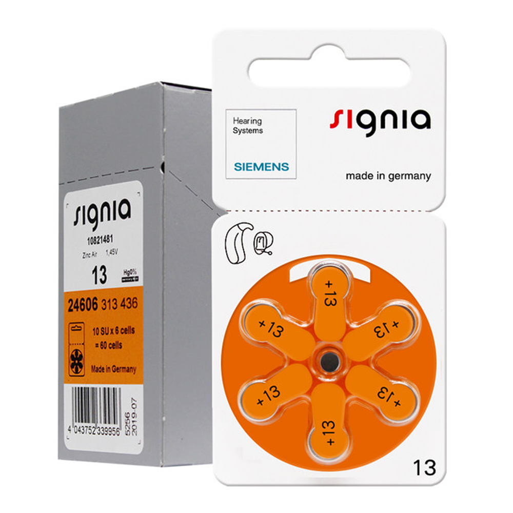Signia 13 PR48 Hearing Aid Batteries