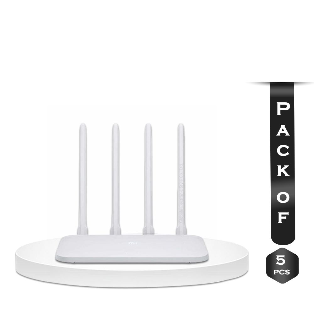 Pack of 5 Pcs Mi 4C Router 300 MBps - White