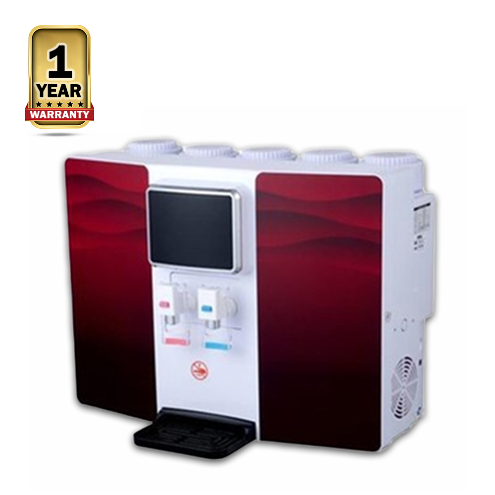 Crystal Water Hot Cool Normal RO Water Purifier - 8L - Red and White