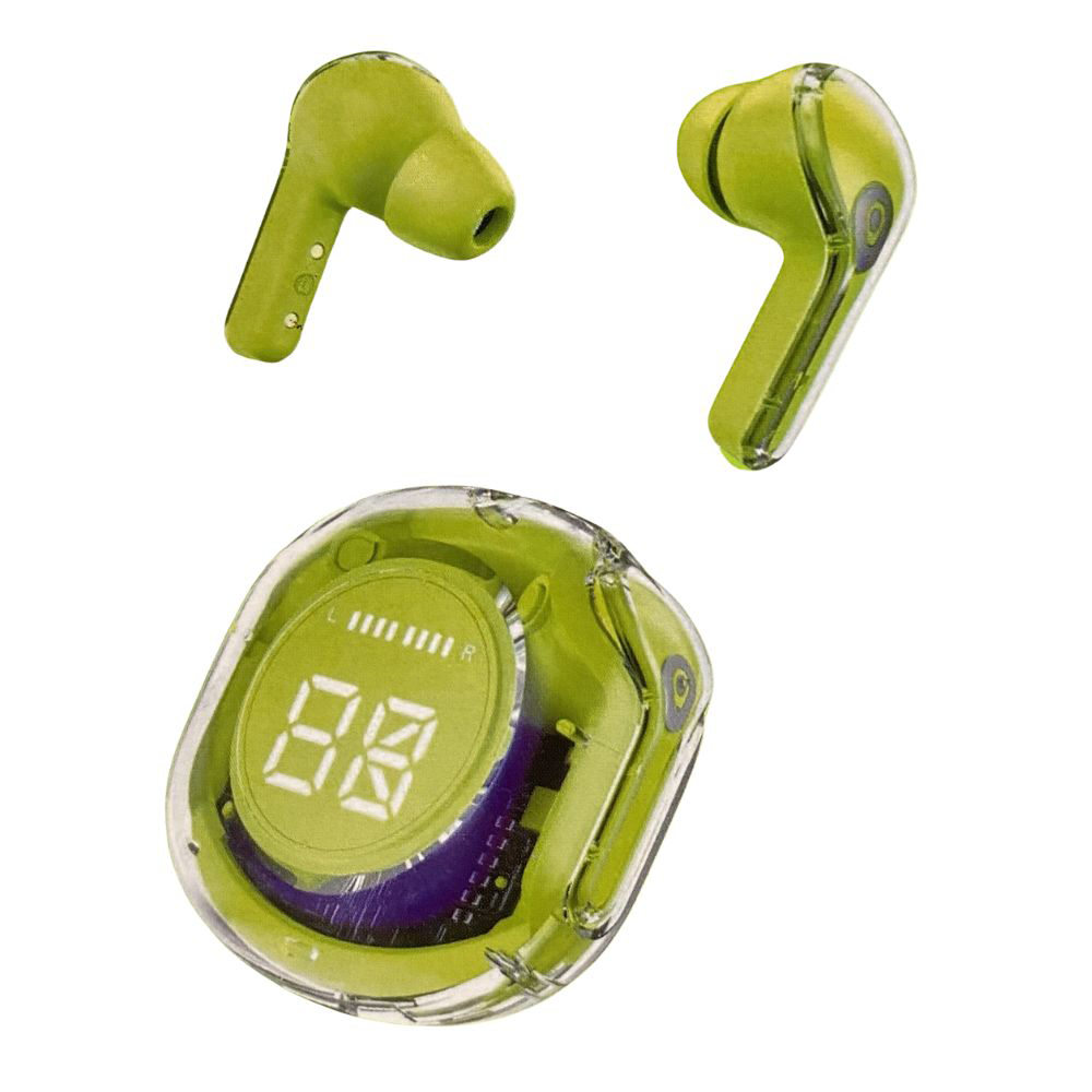 Ultrapods Pro Transparent Wireless Earbuds - Yellow