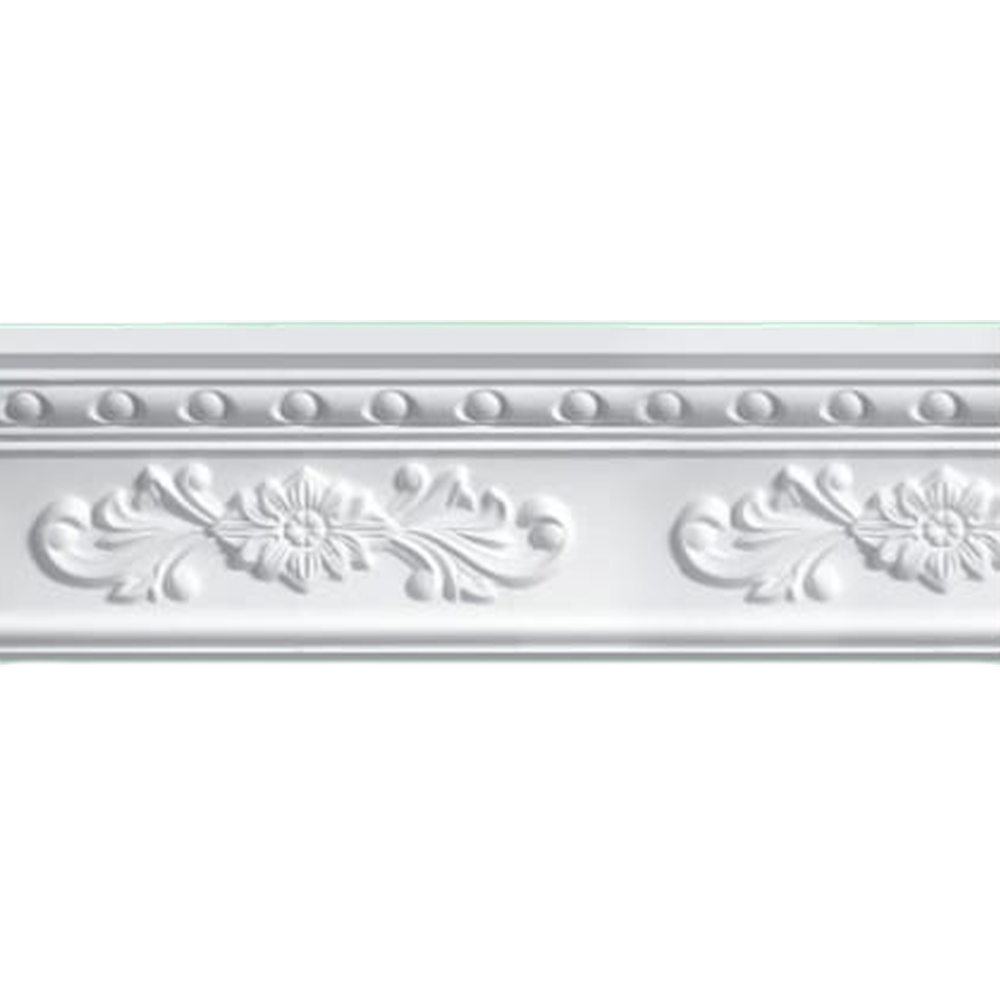 Gypsum Cornice Strip 6 Inch - White - ST 13