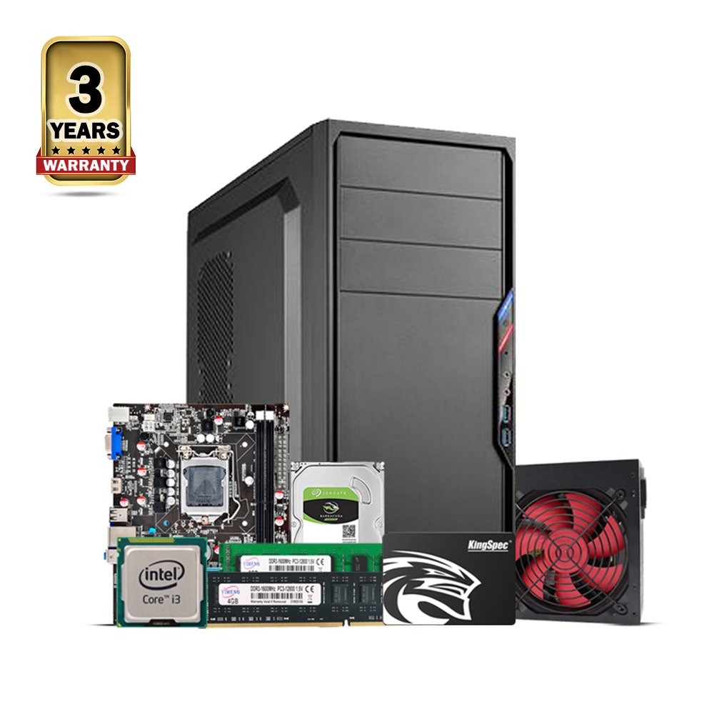 Intel Core i3 6th Generation - 8GB RAM - 256GB SSD - Desktop CPU - Black - CSDP23-6007