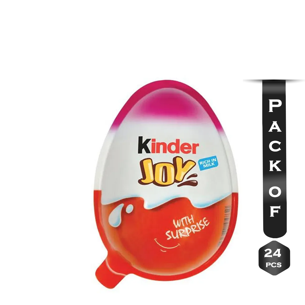 Pack Of 24 Pcs Kinder Joy Chocolate With Surprise - 20 Gm 