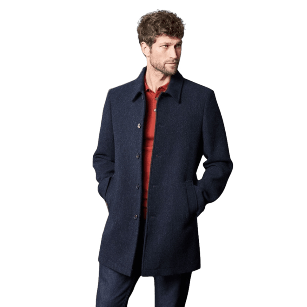 Coat on sale blue men