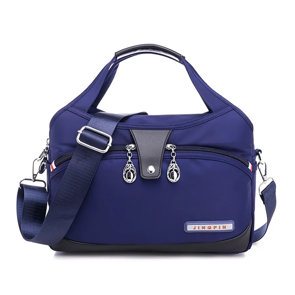 Oxford Shoulder Bag for Women - Blue - 691