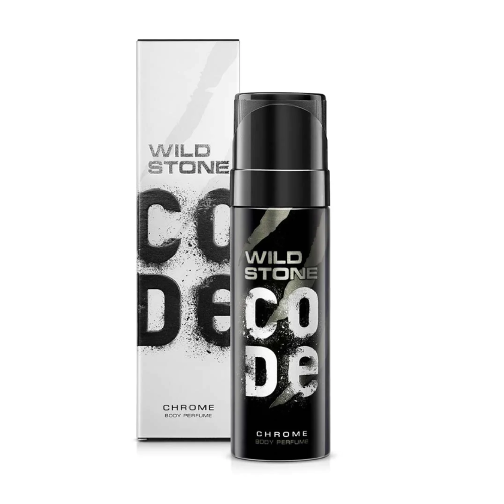 Wild Stone CODE Chrome Body Perfume For Men - 120ml