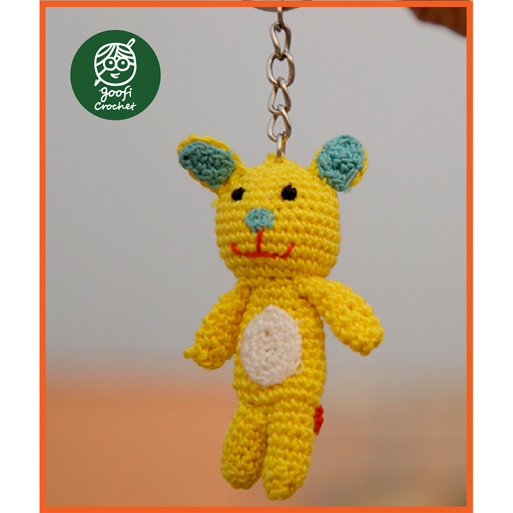 Goofi Addy Key Ring - Yellow