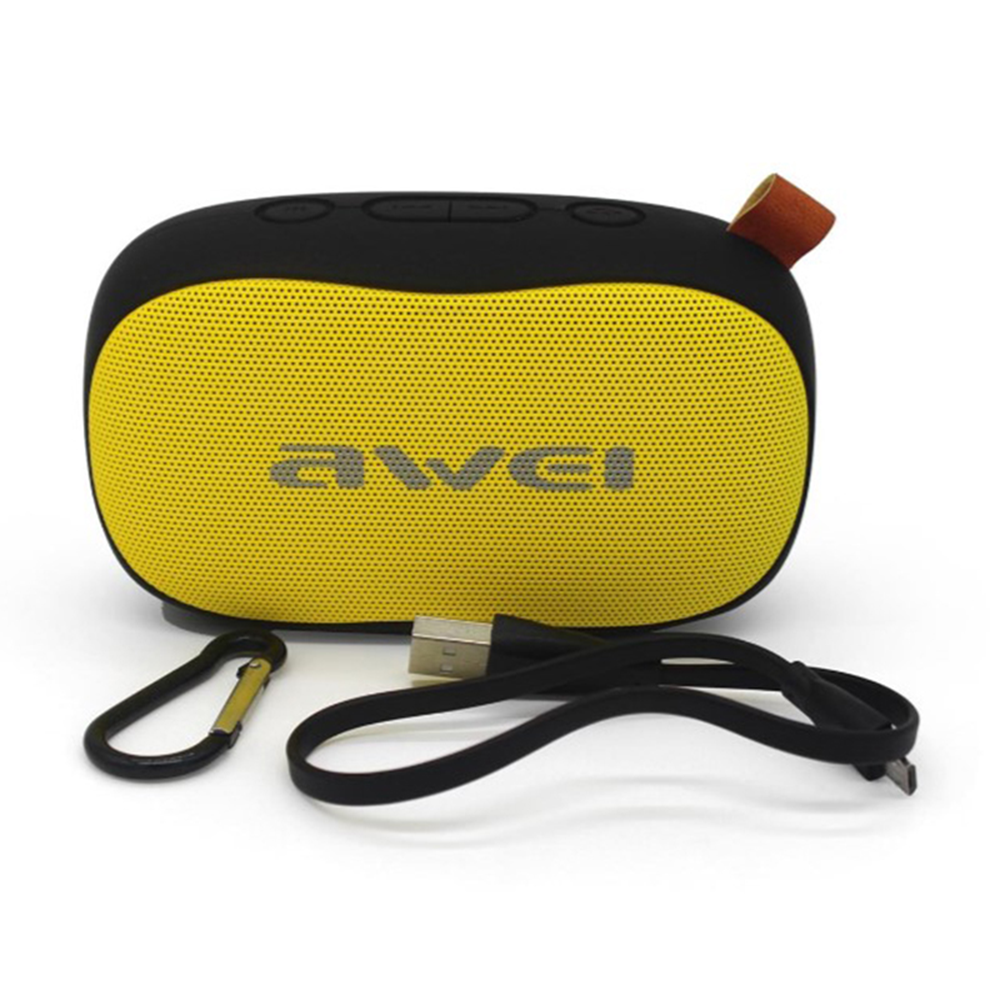 AWEI Y900 Mini Portable Wireless Bluetooth Speaker - Yellow