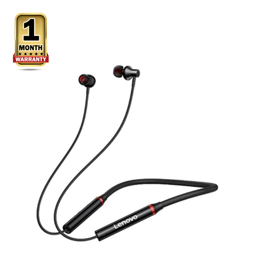 Lenovo HE05X Bluetooth Neckband Earphone - Black