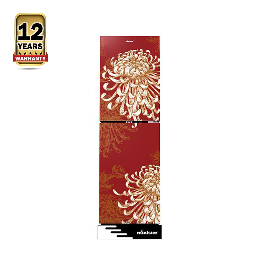 Minister M-306 EL Refrigerator - 306 Liter - Red Spider