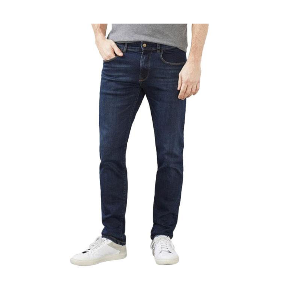 Semi Stretch Denim Jeans Pant For Men - Navy Blue - 148