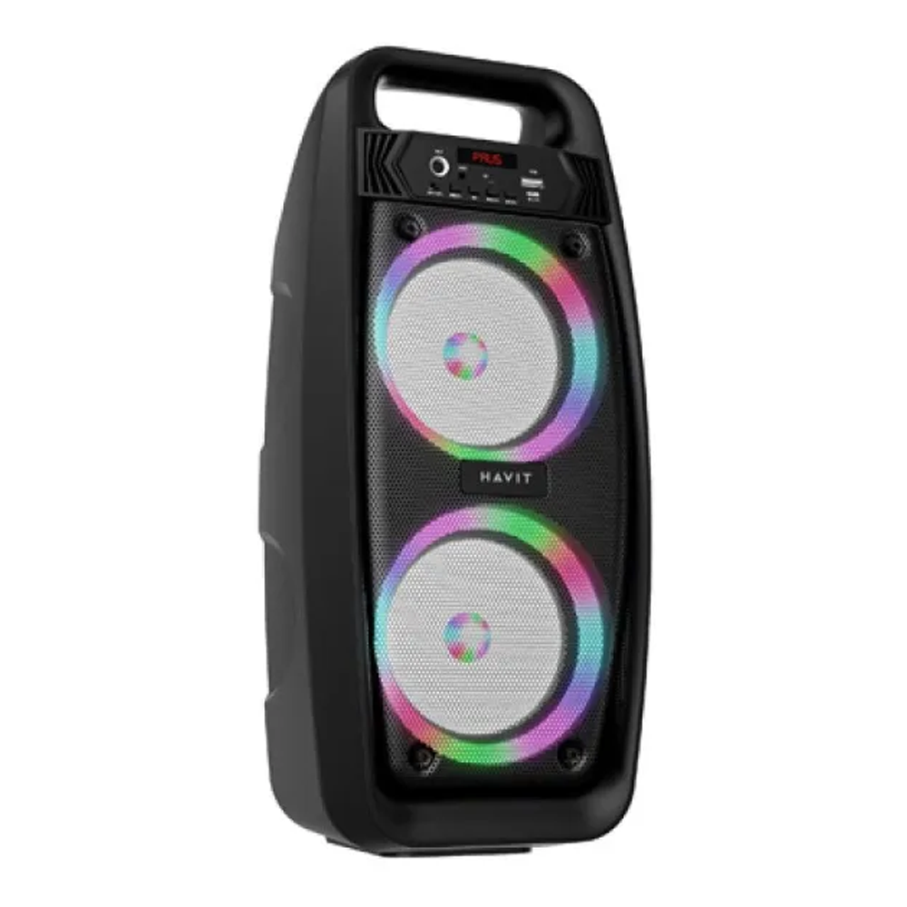 Havit SQ108BT RGB Lighting Wireless Bluetooth Speaker With Multi-Colour Gradient - Black